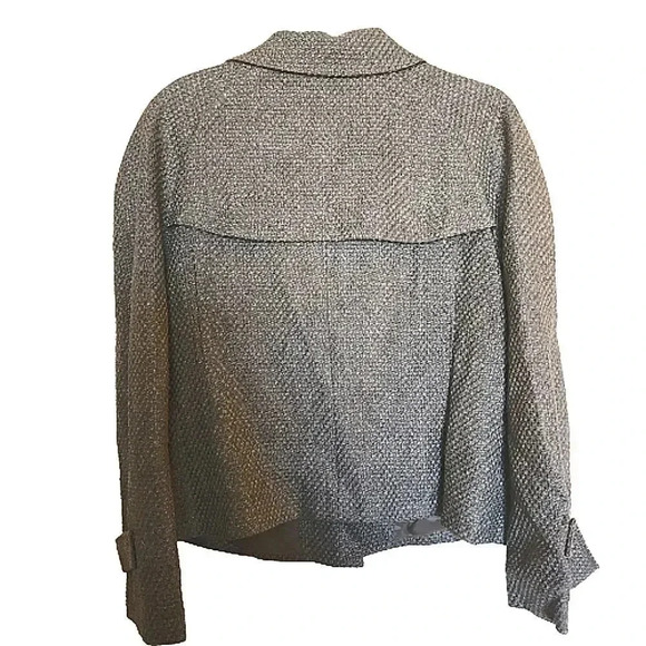 NWOT Jones New York gray long-sleeved blazer Size 14 - Picture 2 of 5